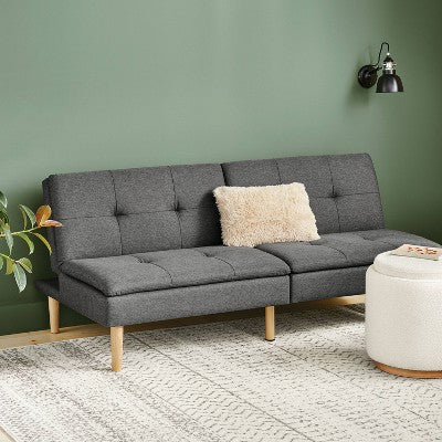 Futon Sofa Dark Gray - Room Essentials (LOCAL PICKUP ONLY)