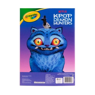 Crayola 10.75"x7.75" K-Pop Demon Hunters Coloring Book 96 Pages