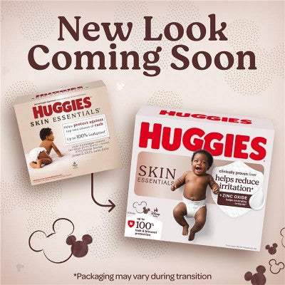 Huggies Skin Essentials Luxury Diapers - Size 1 - 204ct