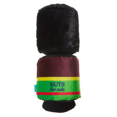 BARK Howly Jowly Holidays Nutty Cracker Plush Dog Toy
