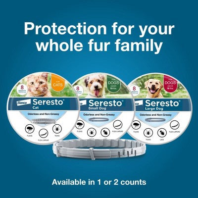 Seresto Flea & Tick Dog Insect Prevention Collar - L