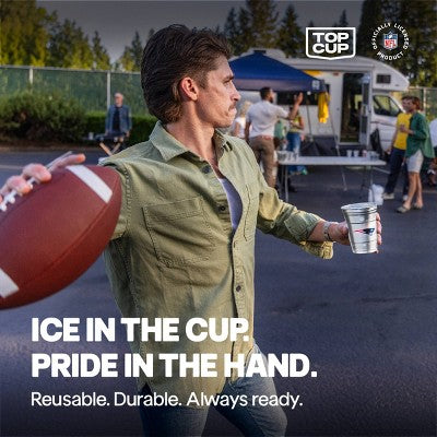 Top Cup NFL New England Patriots Disposable Cups - 20oz/10ct