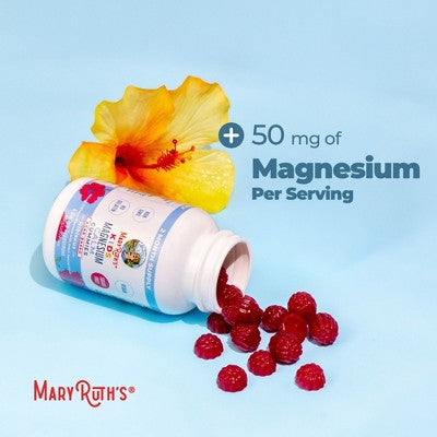 MaryRuth's Kids Magnesium Calm Gummies, Hibiscus, 60 ct