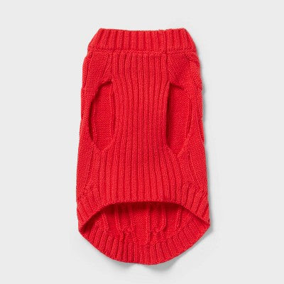Dog and Cat Sweater Knit - Wondershop Red S