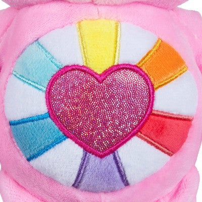 Care Bears Fun Size Sparkle Plush Hopeful Heart Bear