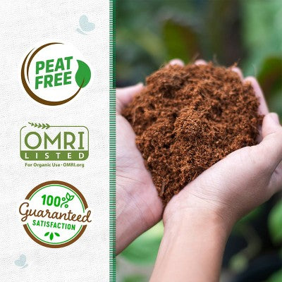 Back to the Roots 8qt Organic Expanding Seed Starting Soil Premium 100% Coconut Coir