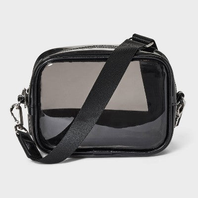 Clear Jelly Dome Crossbody Bag - Wild Fable Black