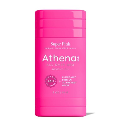 Athena Club All Over Solid Deodorant Super Pink - 3oz