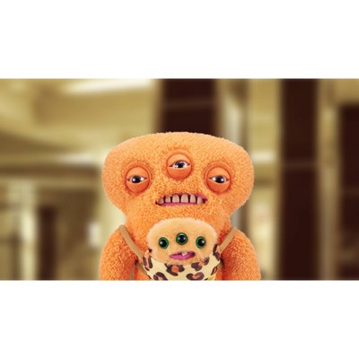 Fuggler Alien Orange Teddy Mini Rascals: Polyester Stuffed Monster Toy