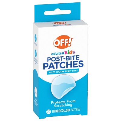 OFF! Adults & Kids Mosquito Bite Relief Patch Anti-Itch Treatment - 20ct
