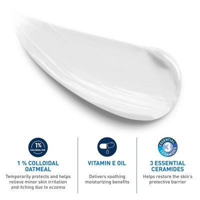 CeraVe Baby Eczema Cream - 5oz: Moisturizing, Hypoallergenic, Contains Hyaluronic Acid, Steroid-Free