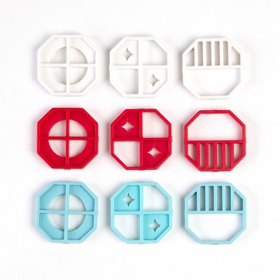 FAO Schwarz Magnetic Tile Set Primay 40pc