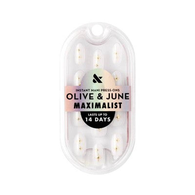 Olive & June Press-On Fake Nails - Maximalist - Puffy Sparkle - 42ct