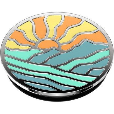 PopSockets PopGrip Enamel Cell Phone Grip & Stand - Mountain Rays