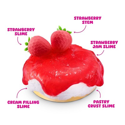 Slime Mart Small Bag Strawberry Cheesecake Slimes and Putties: Educational Creative Toy for Kids, Net Weight 0.77 lbs