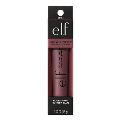 e.l.f. Glow Reviver Melting Lip Balm - Blackberry Sorbet - 0.52oz