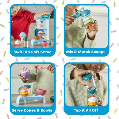 Learning Resources Swirly Scoops Ice Cream Shoppe: Baby & Toddler Learning Toy, 2-Year-Old Gifts, 31 Pieces
