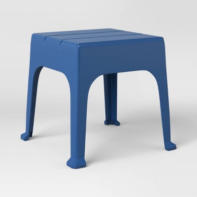 Resin Patio Accent Table Blue - Room Essentials