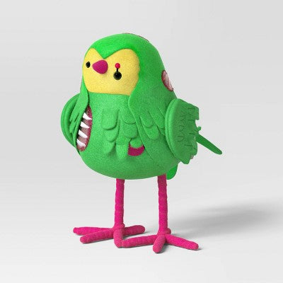 Featherly Friends 'Moldy' Zombie Halloween Bird Figurine - Hyde and EEK! Boutique