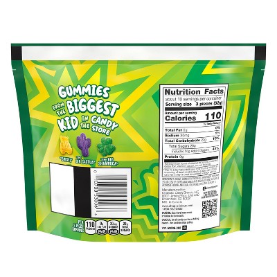 SHAQ-A-LICIOUS Sour Gummies Pouch (Pineapple - Watermelon and Mixed Berry Flavors) - 8ct/11.8oz