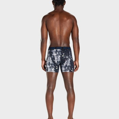 Pair of Thieves Men's Super Fit Boxer Briefs 2pk Black/Abstract M