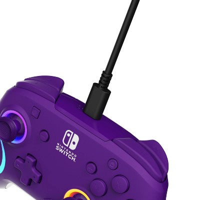 Afterglow Wave Wireless Motion Plus Nintendo Switch Controller Purple