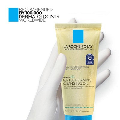 La Roche Posay Lipikar Oil - 3.38 fl oz: Non-Toxic, Contains Shea Butter, For Sensitive Skin, Facial Cleanser