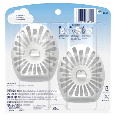 Febreze Bathroom Air Freshener Mango Splash - 2ct: Oil, Non-Powered