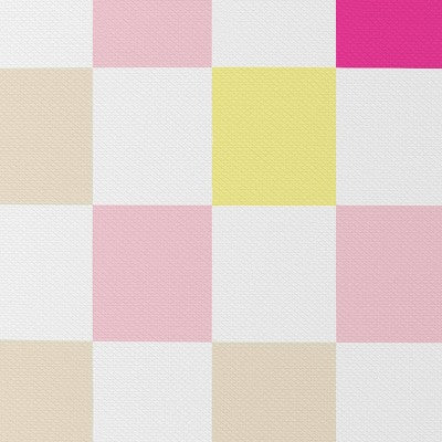 6' Outdoor Patio Beach Umbrella with Fringe Plaid Pattern - Sun Squad (LOCAL PICKUP ONLY)