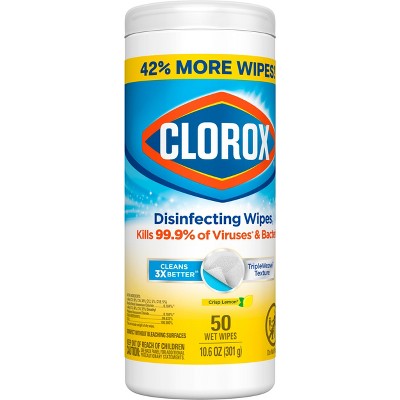 Clorox Lemon Disinfecting Wipes - 50ct