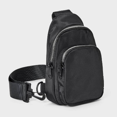 Girls' Sling Crossbody Bag - art class Black