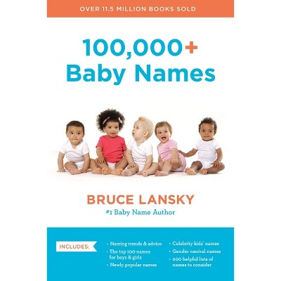 100,000+ Baby Names - by Bruce Lansky (Paperback)