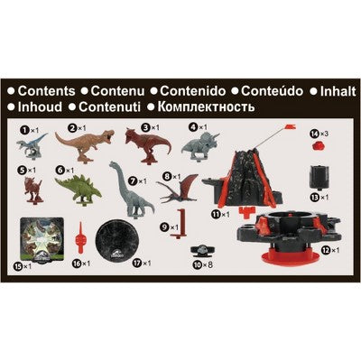 Epoch Everlasting Play Jurassic World Shaky Volcano Board Game