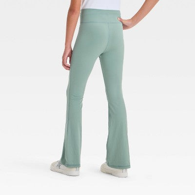 Girls' Everyday Soft Leggings All In Motion Sage Green M UPF 50+