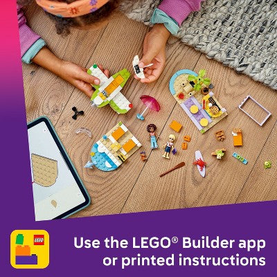 LEGO Friends Creative Beach and Travel Suitcase Pretend Play Building Set 42672