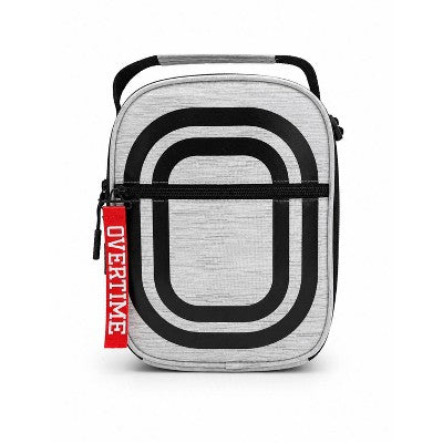 Overtime Big O Dual Compartment Lunch Box - Gray/Black/Red
