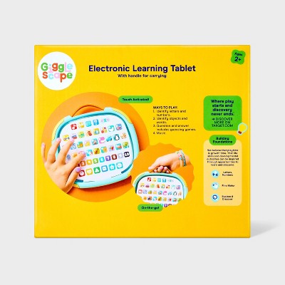 Electronic Learning Tablet with Light Soft Handle Bilingual - Gigglescape