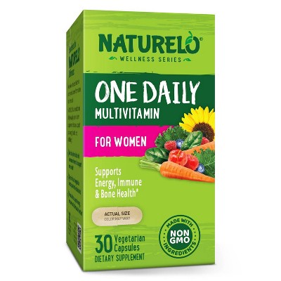 NATURELO Women One Daily Multivitamin Vegan Capsules - 30ct