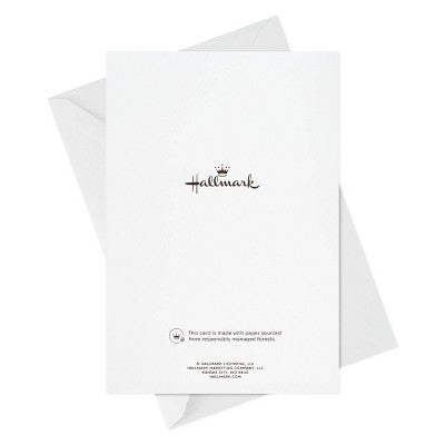 Hallmark 10ct 'Season's Greetings' Wreath Single Design Boxed Card Pack Black