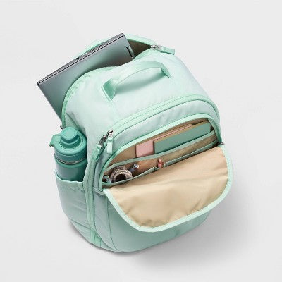 Everyday to Travel Backpack - All In Motion Mint: Water-Resistant, Fits 17" Laptop