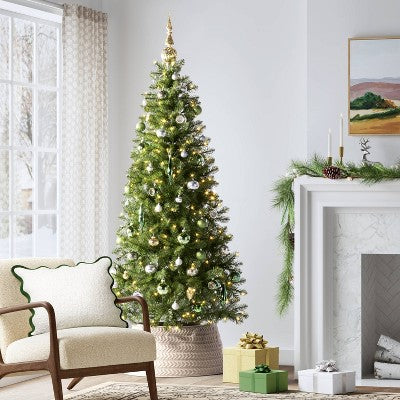6.5' Pre-Lit LED Alberta Spruce Artificial Christmas Tree with Color Changing, Flashing, Fading Lighting Effects - Wondershop (LOCAL PICKUP ONLY)