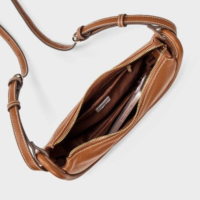 Bumper Crescent Shoulder Bag - A New Day Brown