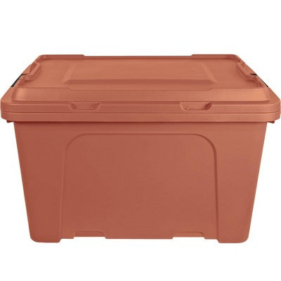 Hefty MAX PRO Storage Tote 18 Gallon - Paprika (LOCAL PICKUP ONLY)