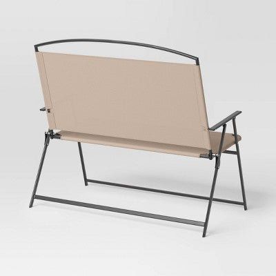 Sling Folding Outdoor Portable Patio Chair Tan - Room Essentials (LOCAL PICKUP ONLY)