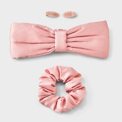 Spa Hair Set 3pk - A New Day Pink