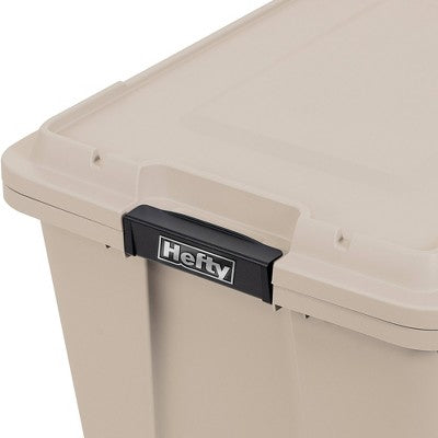 Hefty MAX PRO Storage Tote 18 Gallon - Stone (LOCAL PICKUP ONLY)