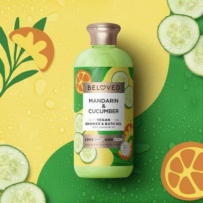 Beloved Mandarin & Cucumber Water Shower & Bath Gel - 11.8 fl oz