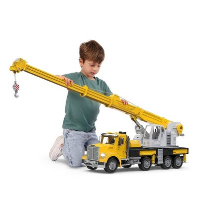 DRIVEN by Battat Jumbo Crane Truck with 53" Extendable Crane Arm Toy Construction Crane Truck (LOCAL PICKUP ONLY)