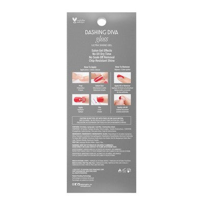 Dashing Diva Gloss Nail Art - A Rose Holiday - 32ct