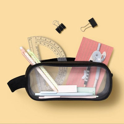 Clear Plastic Pouch Black - up&up